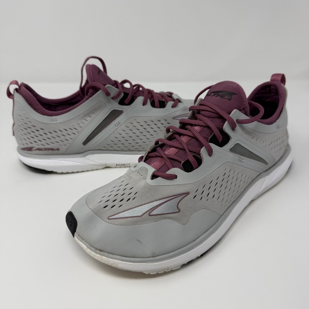 Altra Kayenta Shoes Size 9.5 Gray‎ Purple Running Gym Athletic AFW1923G-2 Womens